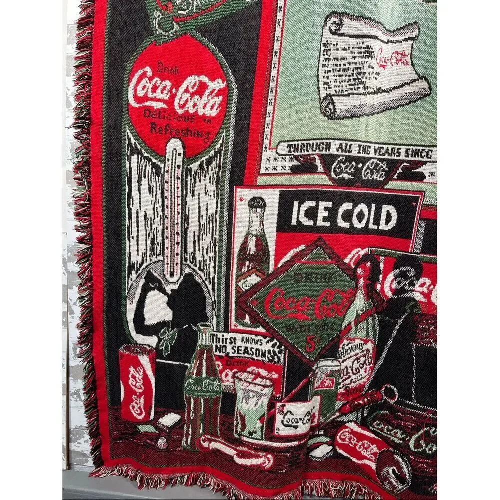 Coca Cola | throw blanket vintage